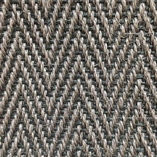 Herringbone Pewter Sisal